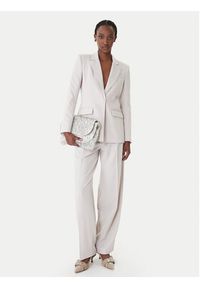 Patrizia Pepe Spodnie materiałowe 8P0794/A498-S748 Szary Regular Fit. Kolor: szary. Materiał: syntetyk #3