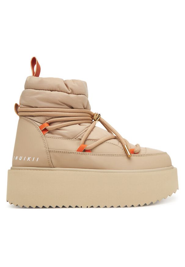 Inuikii Śniegowce Technical Platform 1002.005.0011 Beżowy. Kolor: beżowy. Materiał: materiał. Obcas: na platformie