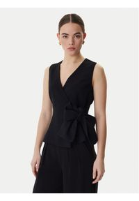 Marella Kamizelka garniturowa Lirica 2613161043 Czarny Regular Fit. Kolor: czarny. Materiał: syntetyk #1