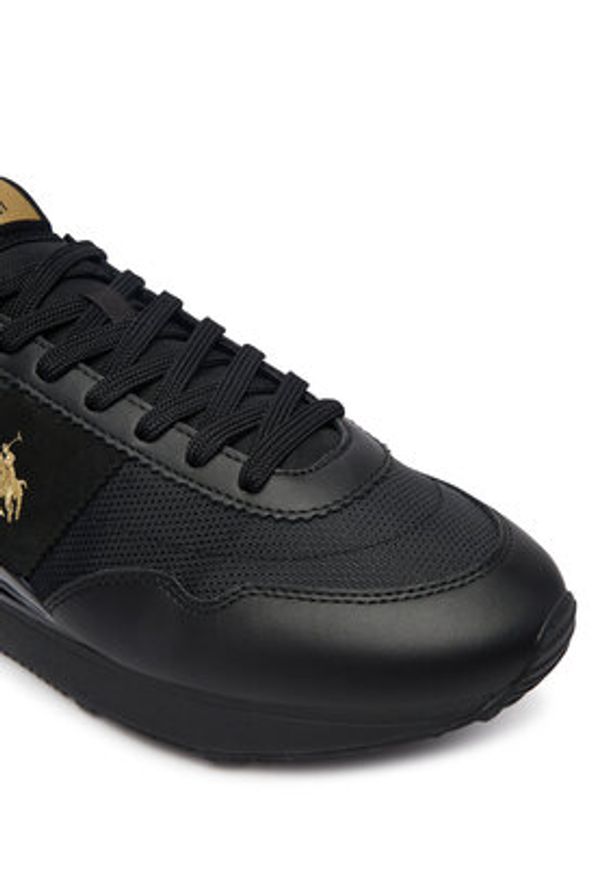 Polo Ralph Lauren Sneakersy 809952269001 Czarny. Kolor: czarny. Materiał: materiał