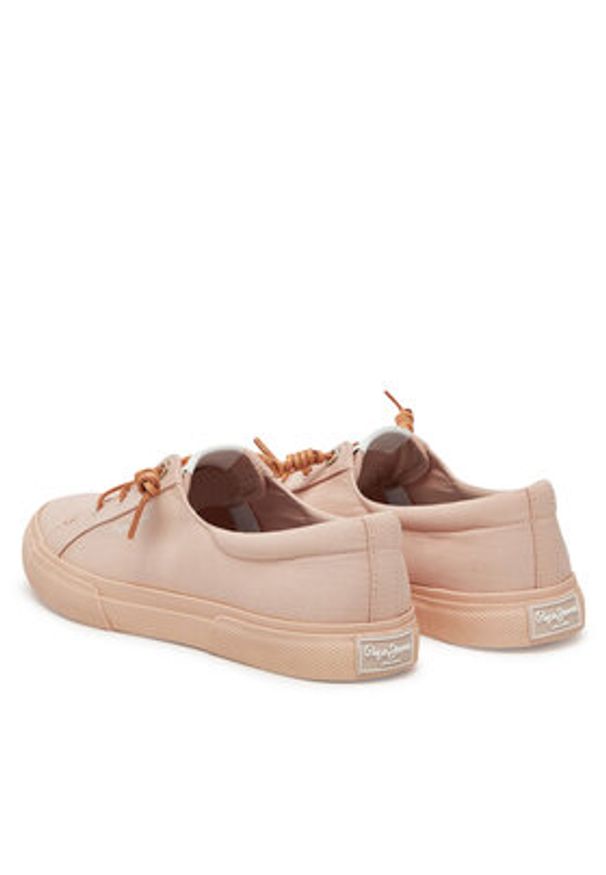 Pepe Jeans Tenisówki Kenton Block W PLS31590 Różowy. Kolor: różowy. Materiał: materiał