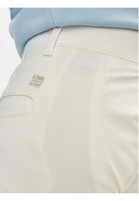 Napapijri Spodnie materiałowe Meridian NP0A4GYE Écru Regular Fit. Materiał: bawełna