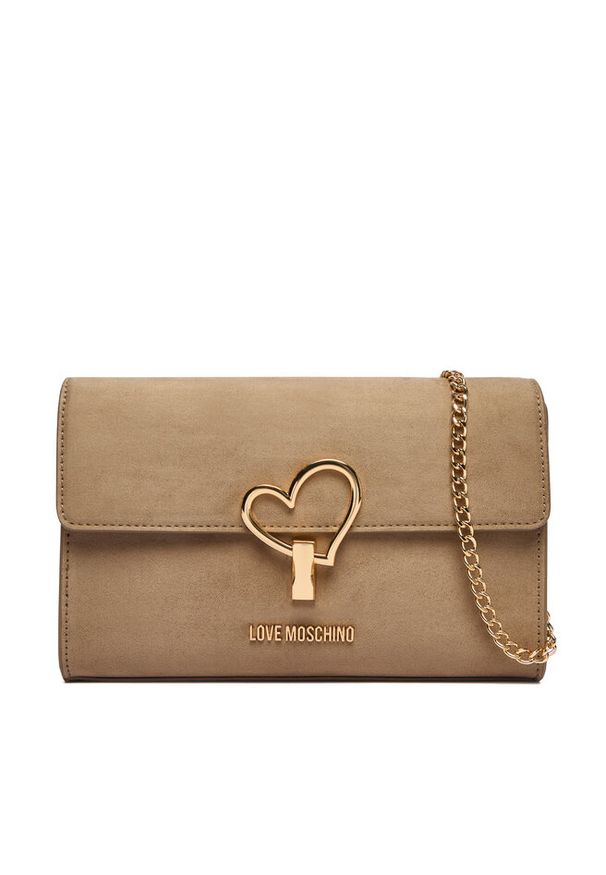 Love Moschino - Torebka LOVE MOSCHINO. Kolor: beżowy