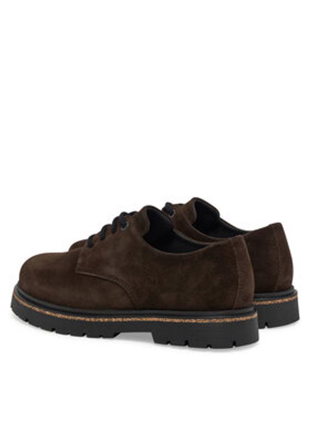 Birkenstock Półbuty Highwood Lace Low 1029715 Brązowy. Kolor: brązowy. Materiał: skóra, zamsz