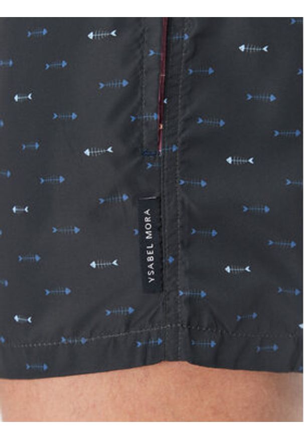 YSABEL MORA Szorty kąpielowe 90290 Czarny Regular Fit. Kolor: czarny. Materiał: syntetyk