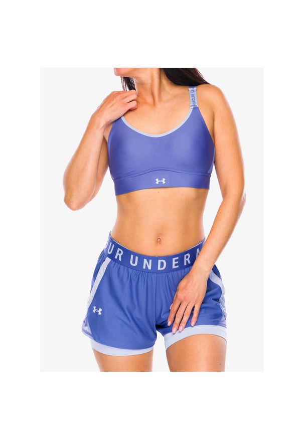 Stanik sportowy Under Armour Infinity 2.0 Mid Sports Bra. Kolor: fioletowy. Sport: fitness