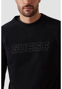 Guess - GUESS Czarna męska bluza New Aldwin, Rozmiar M. Kolor: czarny #4