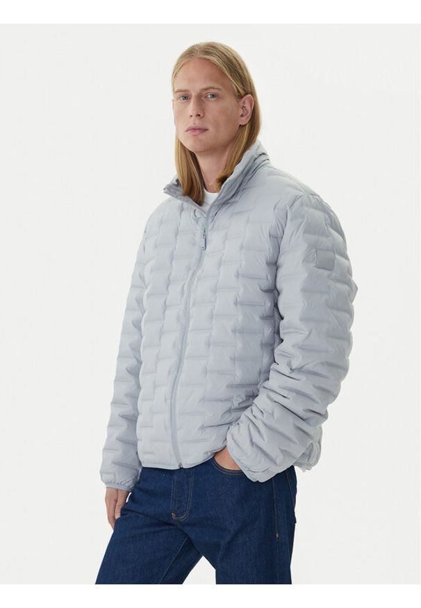 Calvin Klein Kurtka puchowa LV04LD520G Szary Regular Fit. Kolor: szary. Materiał: syntetyk