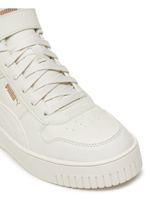 Puma Sneakersy Carina Street Mid Wtr 398050 02 Écru. Materiał: skóra