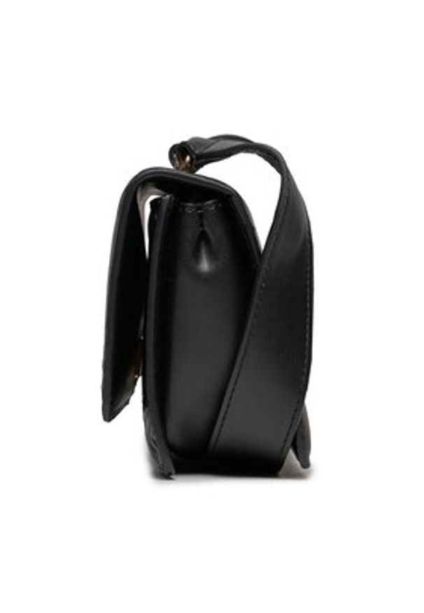 TOMMY HILFIGER - Tommy Hilfiger Torebka Th Refined Crossover Mono AW0AW15727 Czarny. Kolor: czarny. Materiał: skórzane