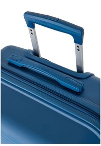 Ochnik - Komplet walizek na kółkach 19"/24"/28" WALPP-0021-61(W24). Kolor: niebieski. Materiał: materiał, poliester, guma #11
