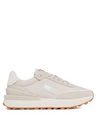 Tommy Jeans Sneakersy Tjm Technical Runner EM0EM01265 Beżowy. Kolor: beżowy