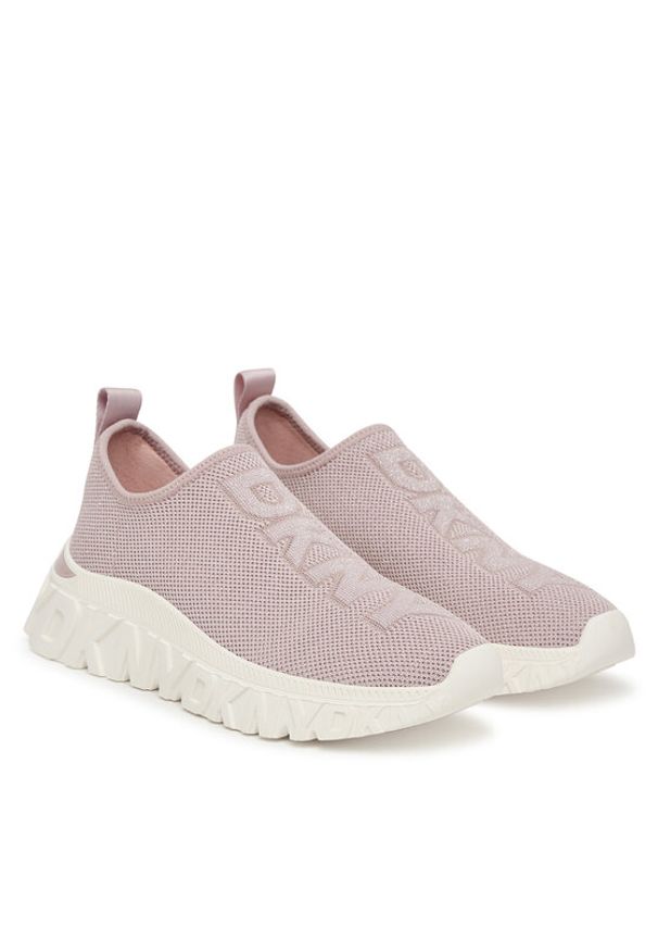 DKNY Sneakersy Lillie K1688768 Różowy. Kolor: różowy. Materiał: materiał