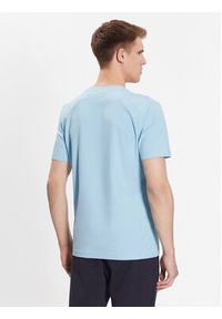 BOSS - Boss T-Shirt 50475828 Błękitny Regular Fit. Kolor: niebieski. Materiał: bawełna #4