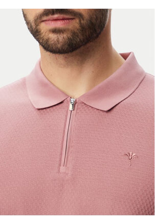 JOOP! Polo Jj-Tibaris 30103411 Różowy ciemny Regular Fit. Typ kołnierza: polo. Kolor: różowy. Materiał: bawełna