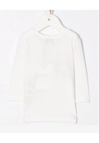 Kenzo kids - KENZO KIDS - Biała bluzka longsleeve z wzorem tygrysa. Kolor: biały. Materiał: bawełna. Długość rękawa: długi rękaw. Długość: długie. Wzór: nadruk, aplikacja