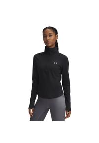 Longsleeve damski Under Armour Motion 1/2 Zip. Kolor: czarny. Długość rękawa: długi rękaw