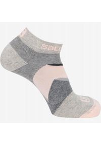 salomon - Skarpetki turystyczne Salomon Outline Prism Ankle 2 pary niskie. Kolor: szary