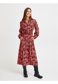 Fransa Sukienka koszulowa 20612464 Różowy Regular Fit. Kolor: różowy. Materiał: wiskoza. Typ sukienki: koszulowe #6