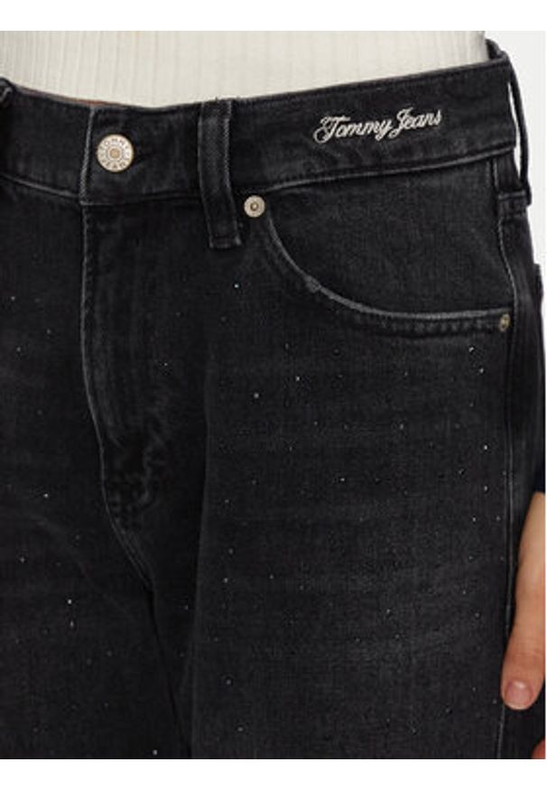 Tommy Jeans Jeansy Betsy DW0DW19739 Czarny Wide Leg. Kolor: czarny