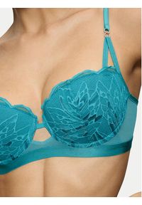 Triumph Biustonosz balkonetka Crazy Stupid Love 10222359 Niebieski. Kolor: niebieski. Materiał: syntetyk