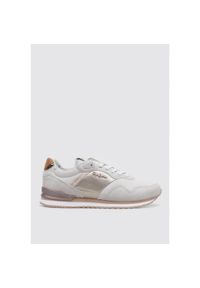 Buty damskie Pepe Jeans London Mix wash. Kolor: biały. Sport: turystyka piesza #1