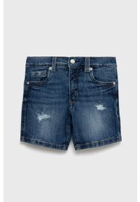 Tom Tailor szorty jeansowe dziecięce regulowana talia. Okazja: na co dzień. Kolor: niebieski. Materiał: jeans. Styl: casual