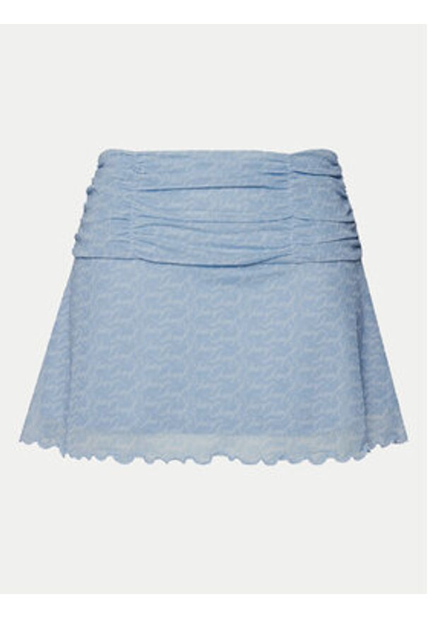 Juicy Couture Spódnica mini JCWGS23327 Niebieski Slim Fit. Kolor: niebieski. Materiał: syntetyk