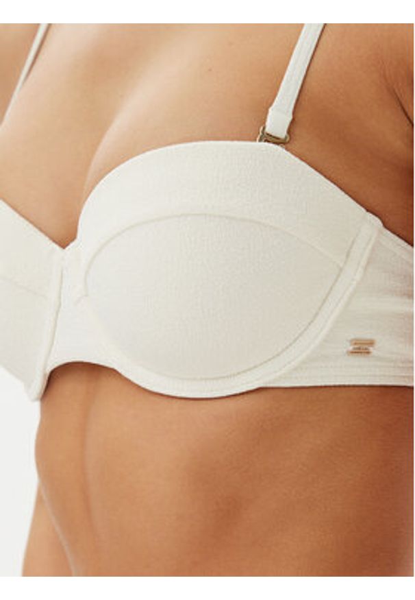 TOMMY HILFIGER - Tommy Hilfiger Góra od bikini UW0UW05814 Écru. Materiał: syntetyk