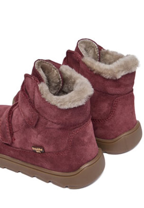 Froddo Śniegowce G2110151-4 S Bordowy. Kolor: czerwony. Materiał: zamsz, skóra