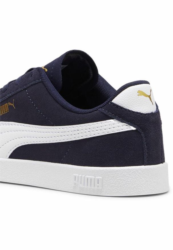 Puma - Młodzieżowe sneakersy PUMA Club II PUMA Navy White Gold Blue. Kolor: biały, niebieski, wielokolorowy