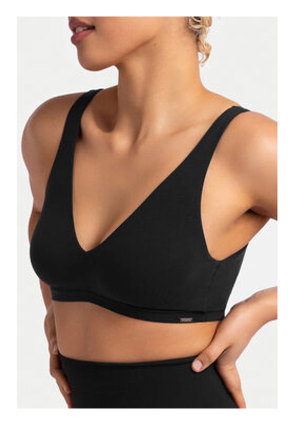 Dorina Biustonosz braletka Essensual FXBR0052MI116 Czarny. Kolor: czarny. Materiał: syntetyk