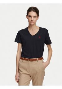 Beverly Hills Polo Club T-Shirt P-SS26W-TS516518 Granatowy Regular Fit. Typ kołnierza: polo. Kolor: niebieski. Materiał: bawełna #1