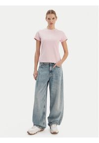 Guess T-Shirt V4YI21 KCDH1 Różowy Regular Fit. Kolor: różowy. Materiał: bawełna #4