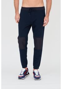 Aeronautica Militare - AERONAUTICA MILITARE Granatowe męskie spodnie dresowe, Rozmiar S. Kolor: niebieski. Materiał: dresówka #1
