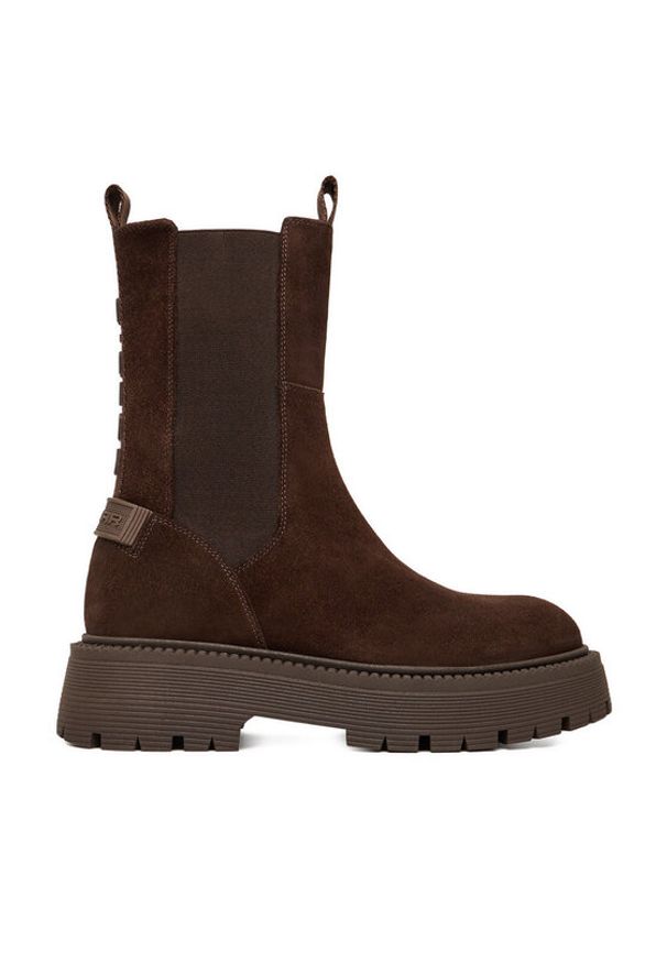 G-Star RAW - G-Star Raw Sztyblety EO-YASEMIN-70861S Brązowy. Kolor: brązowy. Materiał: skóra, zamsz