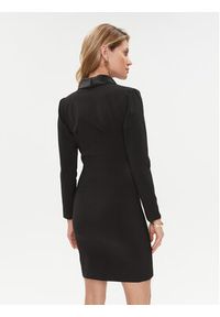 Rinascimento Sukienka koktajlowa CFC0019220002 Czarny Regular Fit. Kolor: czarny. Materiał: syntetyk. Styl: wizytowy