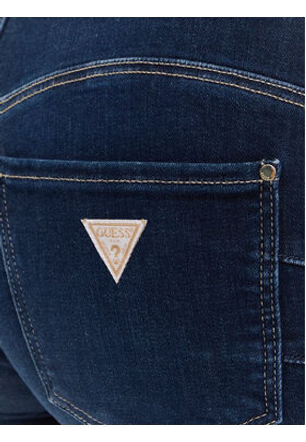 Guess Jeansy W5RA34 D5PY1 Granatowy Skin Fit. Kolor: niebieski
