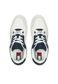 Tommy Jeans Sneakersy Tjm Retro Basket Ess EM0EM01395 Biały. Kolor: biały. Materiał: skóra #6