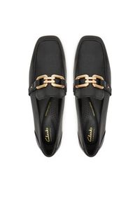 Clarks Loafersy Ubree15 Lily 26181332 Czarny. Kolor: czarny. Materiał: skóra