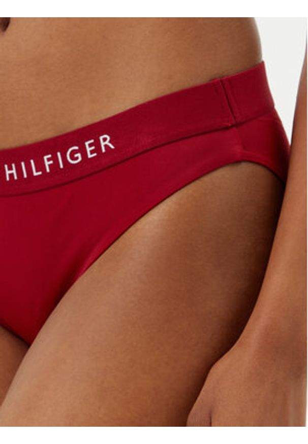 TOMMY HILFIGER - Tommy Hilfiger Dół od bikini UW0UW04120 Czerwony. Kolor: czerwony. Materiał: syntetyk