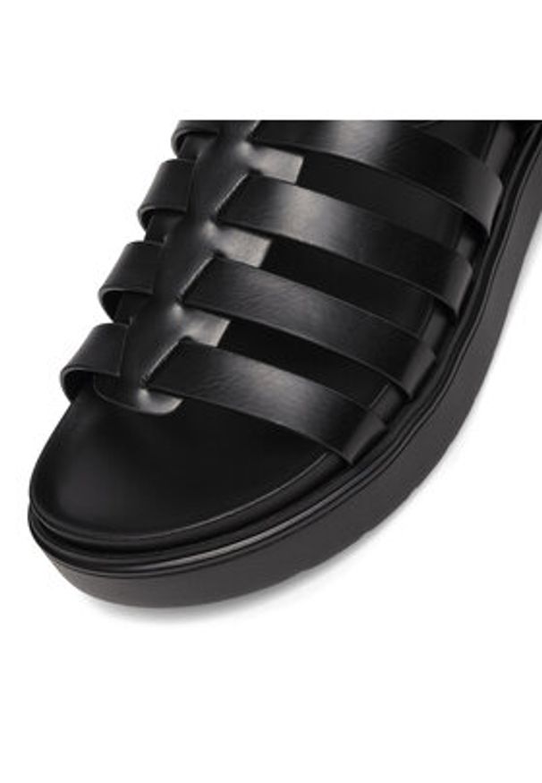 Jenny Fairy Sandały WYL0710-4 Czarny. Kolor: czarny. Materiał: skóra