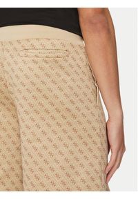 Guess Szorty sportowe Z4YD03 FL04Q Beżowy Regular Fit. Kolor: beżowy. Materiał: syntetyk. Styl: sportowy #5