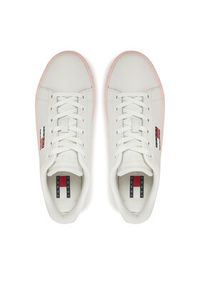 Tommy Jeans Sneakersy Tjw Logo Outsole Sneaker Ess EN0EN02703 Biały. Kolor: biały. Materiał: skóra #3