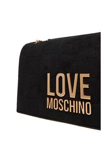 Love Moschino - LOVE MOSCHINO Torebka JC4122PP0NKB100A Czarny. Kolor: czarny. Materiał: skórzane