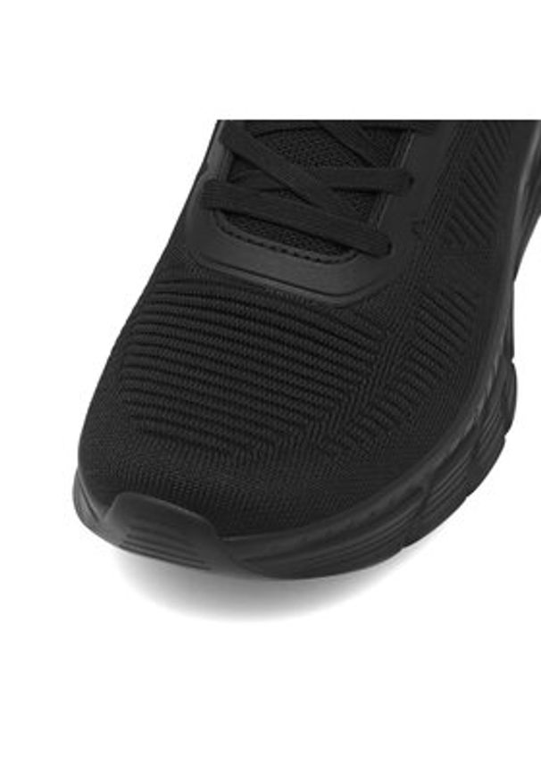 skechers - Skechers Sneakersy 117385 BBK Czarny. Kolor: czarny. Materiał: materiał