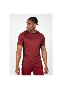 GORILLA WEAR - Fremont Koszulka - Burgundy Czerwony/Czarny - 3XL. Kolor: czerwony, wielokolorowy, czarny. Sport: fitness