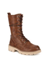 Mustang Trzewiki 1437-503 Brązowy. Kolor: brązowy. Materiał: materiał #2