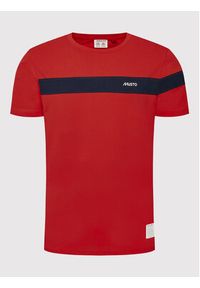 Musto T-Shirt 82158 Czerwony Regular Fit. Kolor: czerwony. Materiał: bawełna #5