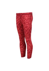 Legginsy fitness dziecięce Regatta Barlia Winter. Kolor: czerwony